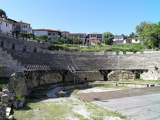 reek Theatre built in 200 BC, Lychnidos, Ohrid, Republic of Macedonia