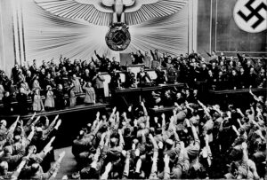 Hitler at Reichstag